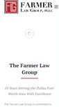 Mobile Screenshot of farmerlawgroup.com