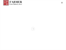 Tablet Screenshot of farmerlawgroup.com